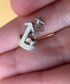 Pendant “Silver Well”, miniature, vintage