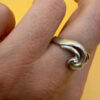 Soviet sterling silver ring size O#101