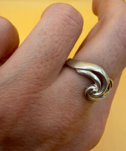 Soviet sterling silver ring size O
