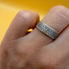Sterling silver ring Uk size K