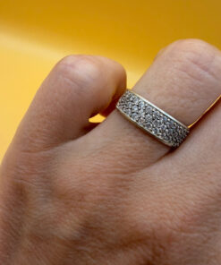 Sterling silver ring Uk size K