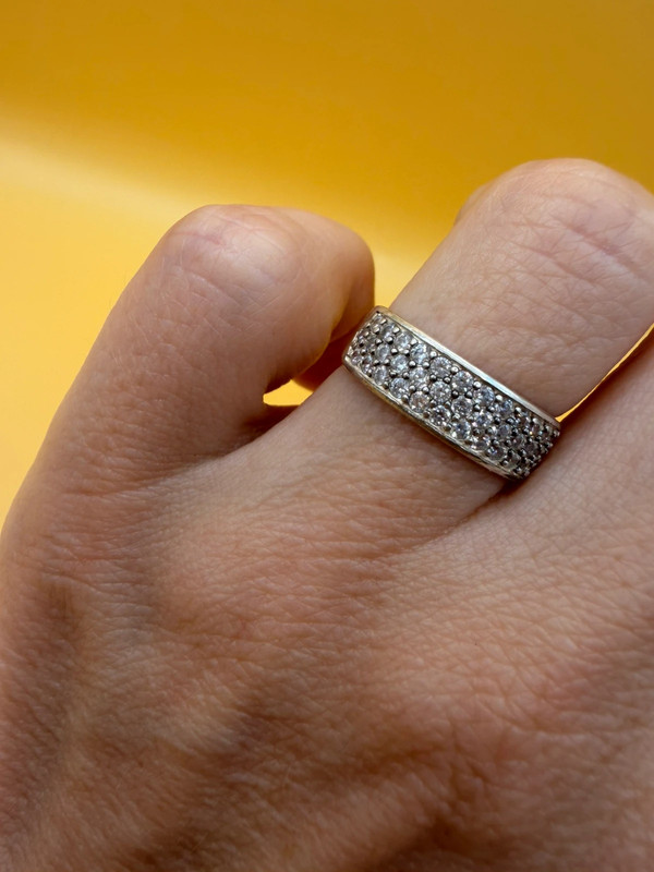 Sterling silver ring Uk size K