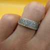 Sterling silver ring Uk size K