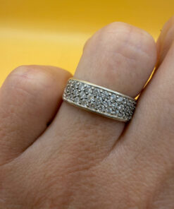 Sterling silver ring Uk size K