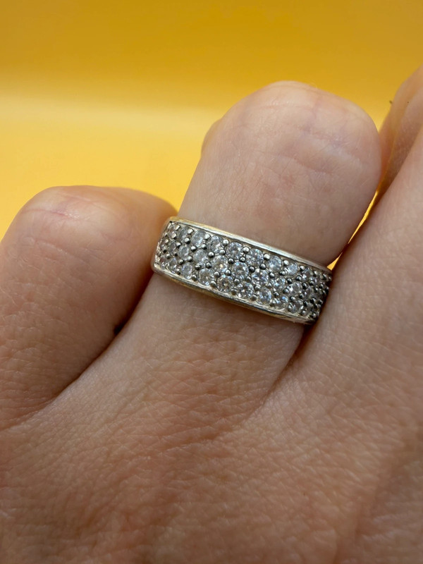 Sterling silver ring Uk size K