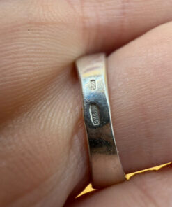 Sterling silver ring Uk size K