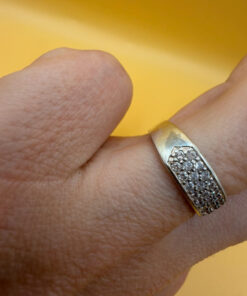 Sterling silver ring Uk size K