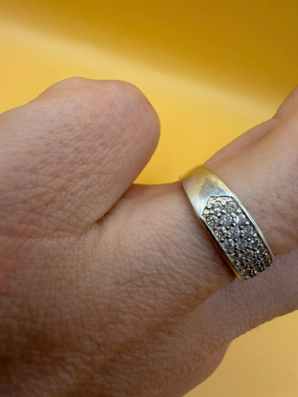 Sterling silver ring Uk size K