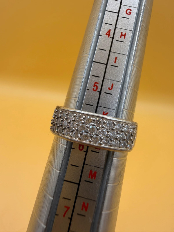 Sterling silver ring Uk size K