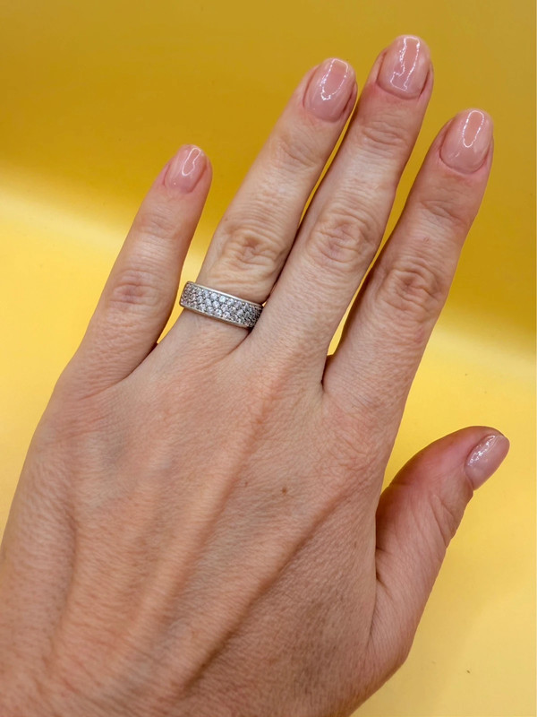 Sterling silver ring Uk size K