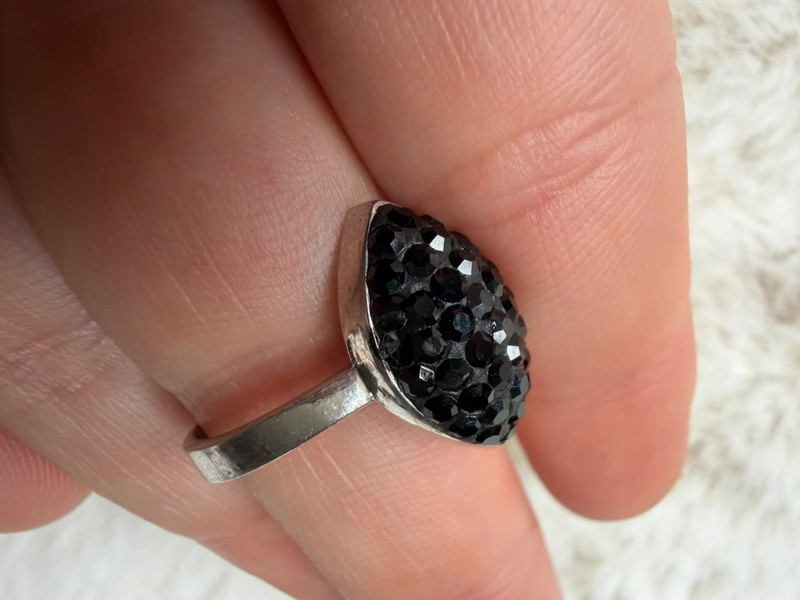 Very beautiful ring size P, sterling silver #103