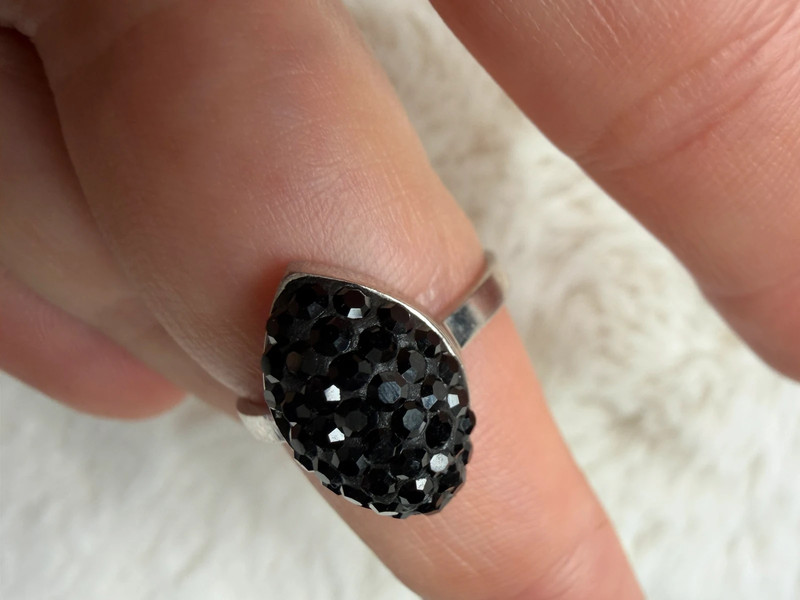 Very beautiful ring size P, sterling silver #103