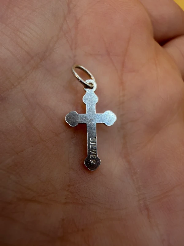 Protective silver hallmark, with a cross mark, starting from the 5th assay standard#32