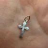 Protective silver hallmark, with a cross mark, starting from the 5th assay standard#32