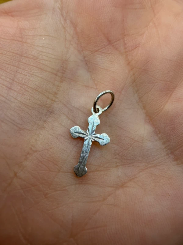 Protective silver hallmark, with a cross mark, starting from the 5th assay standard#32