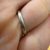 Eternity silver ring, size K, vintage#115