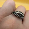 Soviet sterling silver ring Uk size R#147