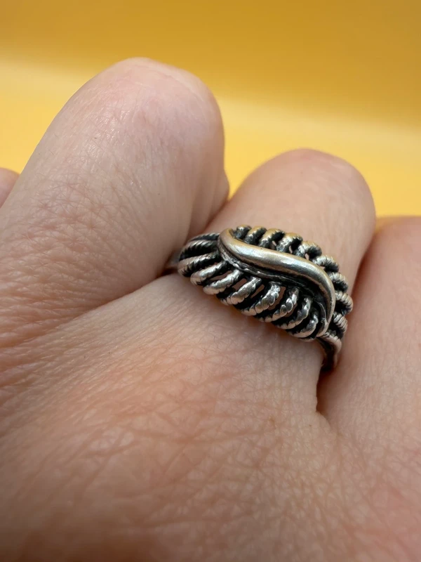 Soviet sterling silver ring Uk size R#147