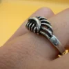 Soviet sterling silver ring Uk size R#147