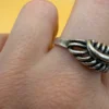 Soviet sterling silver ring Uk size R#147
