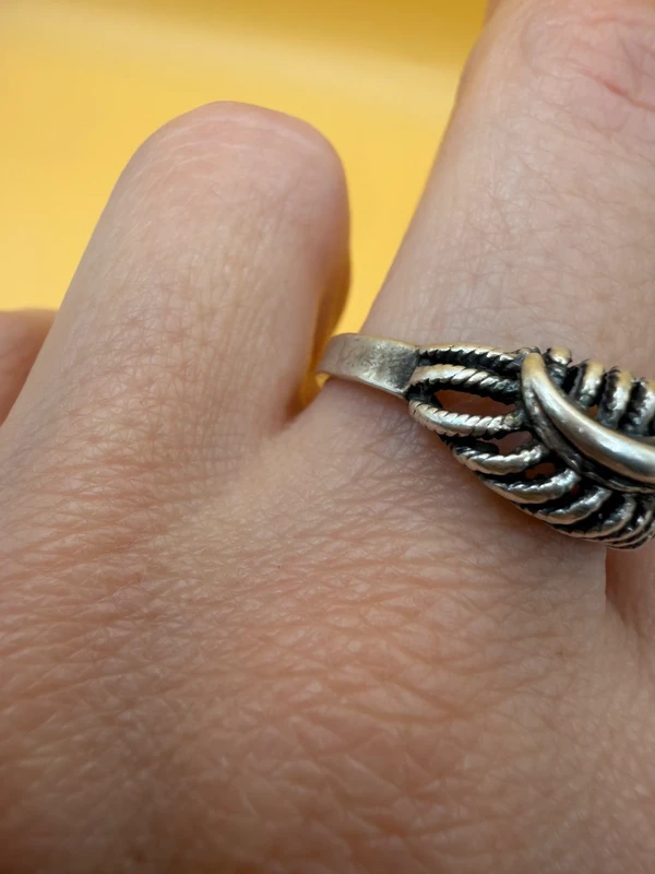 Soviet sterling silver ring Uk size R#147