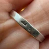 Soviet sterling silver ring Uk size R#147