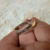 Ring size Y, “Save and Protect” inscription in Old Church Slavonic, silver