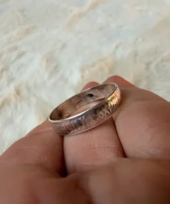 Ring size Y, “Save and Protect” inscription in Old Church Slavonic, silver