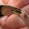 Wyatt & Green Vintage 1955 sterling silver onyx ring by Wyatt & Green, UK size O#149