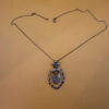 vintage hallmarked silver pendant ‘charles & diana wedding’ 1981#149