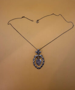 vintage hallmarked silver pendant ‘charles & diana wedding’ 1981#149