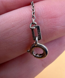 vintage hallmarked silver pendant ‘charles & diana wedding’ 1981
