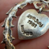 vintage hallmarked silver pendant ‘charles & diana wedding’ 1981#149