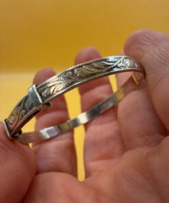 Vintage sterling silver kids bracelet #141