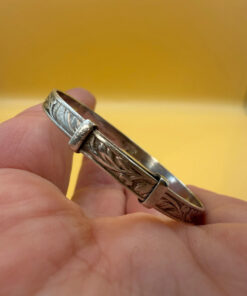 Vintage sterling silver kids bracelet #141