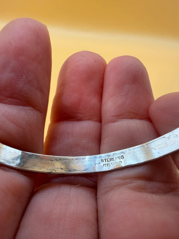 Vintage sterling silver kids bracelet #141