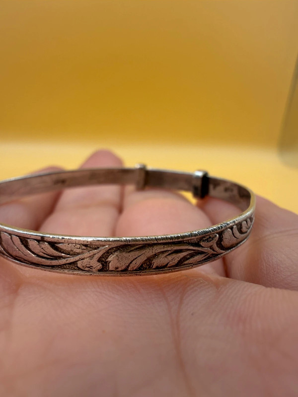 Vintage sterling silver kids bracelet #141