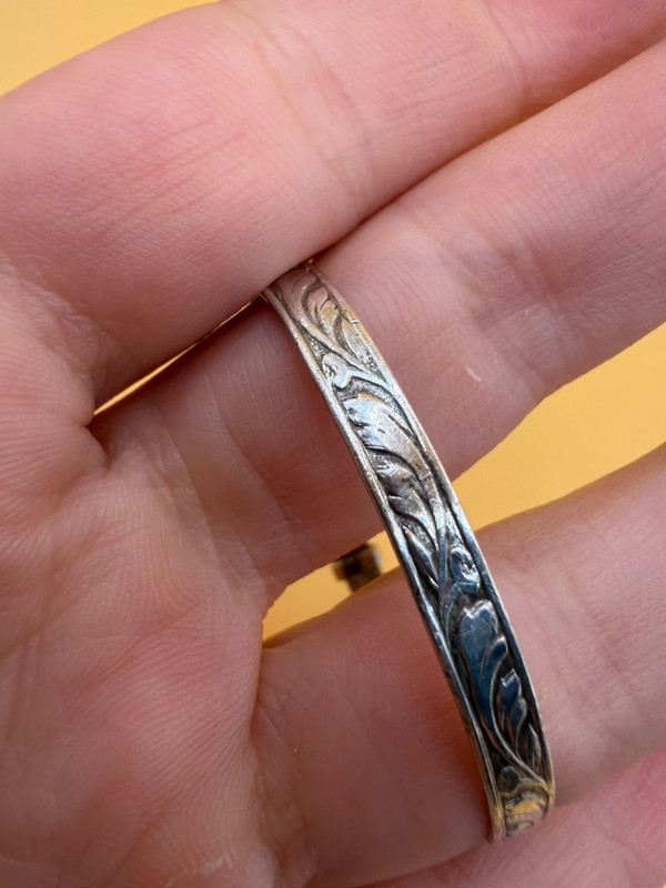 Vintage sterling silver kids bracelet #141