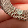 Amazing chain ring, size K, 925 sterling silver#148