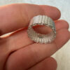 Amazing chain ring, size K, 925 sterling silver#148