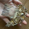 Bridal Diamond Hair Comb - Elegant Tiara for Wedding
