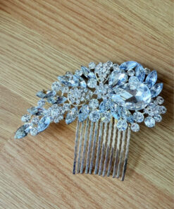 Bridal Diamond Hair Comb - Elegant Tiara for Wedding