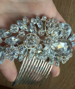 Bridal Diamond Hair Comb - Elegant Tiara for Wedding