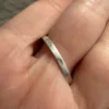Late Soviet sterling silver ring, size U, with a pearl #142