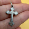Sterling silver cross #142