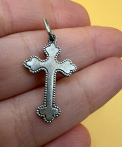Sterling silver cross #142