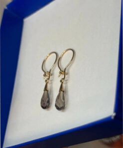 Vintage 14K Gold Earrings with Rare Natural Alexandrite