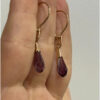 Vintage 14K Gold Earrings with Rare Natural Alexandrite