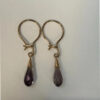Vintage 14K Gold Earrings with Rare Natural Alexandrite
