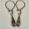 Vintage 14K Gold Earrings with Rare Natural Alexandrite